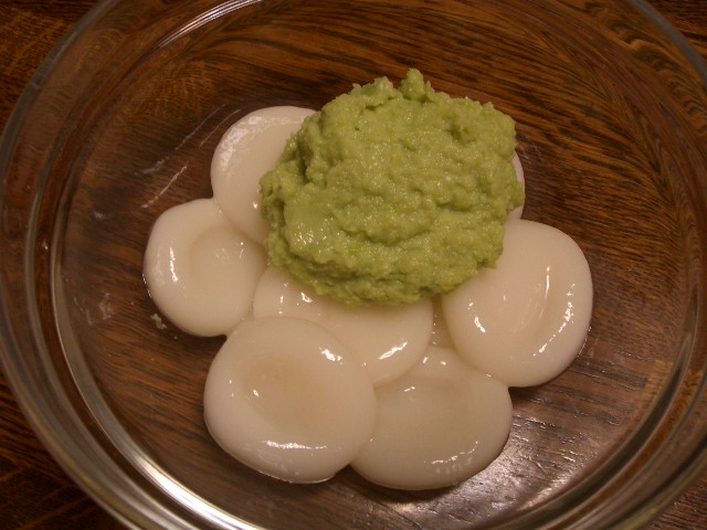 10.11(火)　枝豆ご飯・ずんだ餅(白玉）_d0002626_15285414.jpg