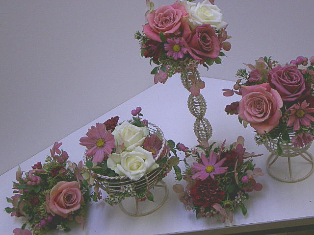 装花コースレッスン　_a0042928_12434783.jpg