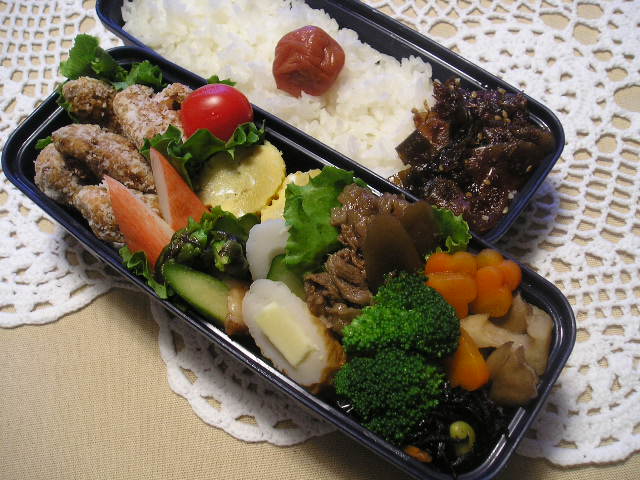 鯖の竜田揚げ弁当_c0047828_6583499.jpg