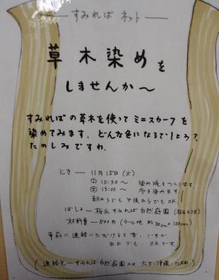~すみれば産の草で草木染~ _b0049307_1748307.jpg