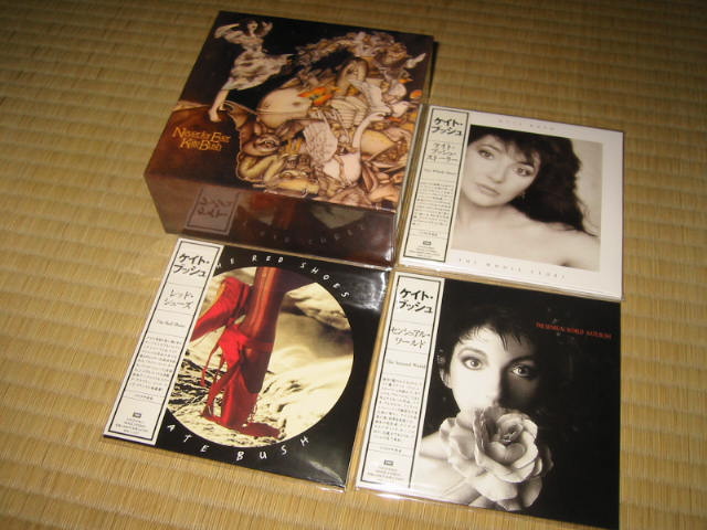 ケイト・ブッシュ 紙ジャケットCD8タイトル・DU特典ボックス＋巻き帯5本付き ケイト・ブッシュ ／ 天使と小悪魔 : 無駄遣いな日々