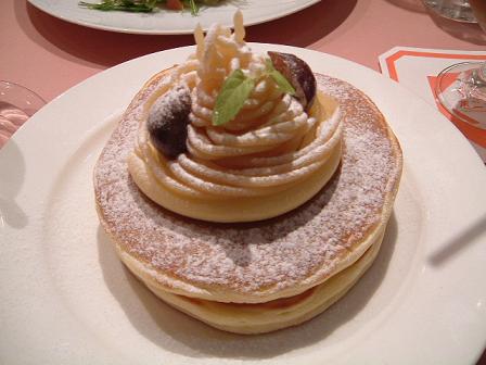 マロンホットケーキ ガレッド 不二家ペコちゃんレストラン グルメ グルメ