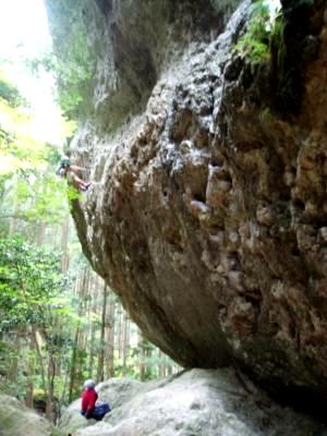 鳳来の岩場（愛知県）に行ってきた_b0050067_034421.jpg