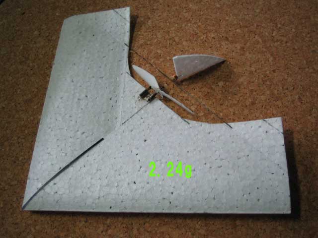 無胴翼機　メカ搭載　翼の軽量化テスト_d0067943_1237383.jpg