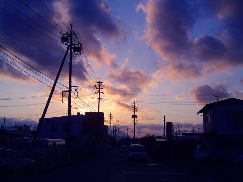 夕焼けが見たくて北上_c0057821_5142539.jpg