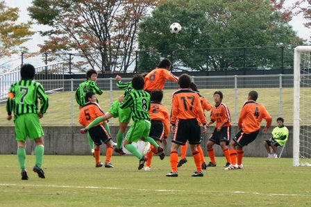 選手権２次リーグ第２節 皆実高校戦 広陵高校サッカー部