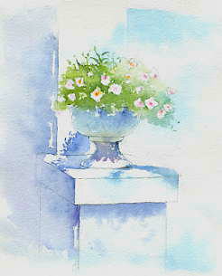 にじみで描いた水彩画 福井良佑の水彩画 Watercolor Terrace にじみで描いた水彩画 福井良佑の水彩画 Watercolor Terrace