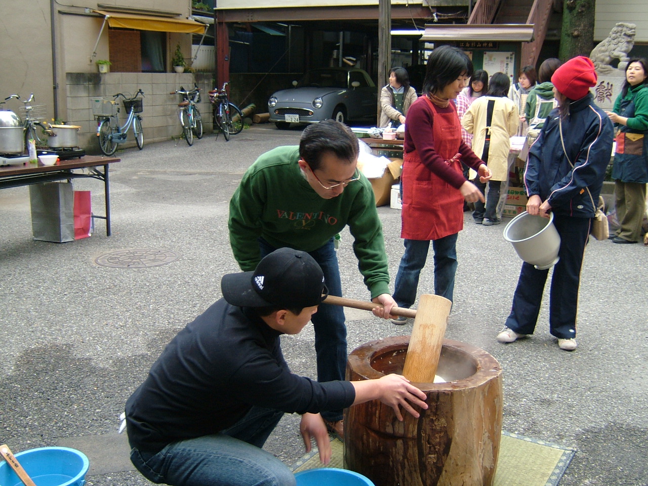 餅つき大会＾＾_a0040058_1981792.jpg