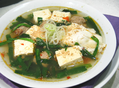 豆腐と肉団子の韓国風スープ煮_a0056451_281475.jpg