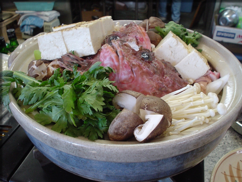 オニカサゴ鍋 12 17忘年会 おやじリーマンの食跡