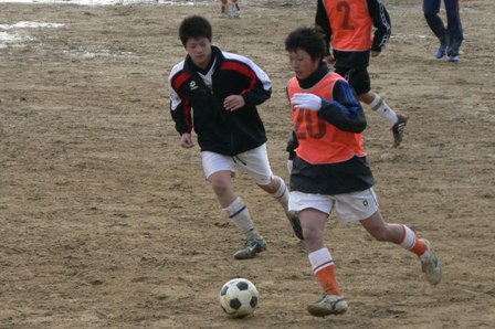 3年生と対戦 広陵高校サッカー部