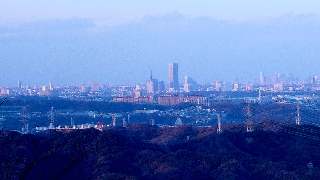二子山から横浜・東京方面を望む_a0054305_816333.jpg