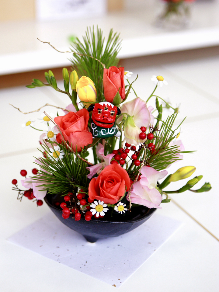 新春♪　・・・早川さんのお花です_e0025661_10401243.jpg