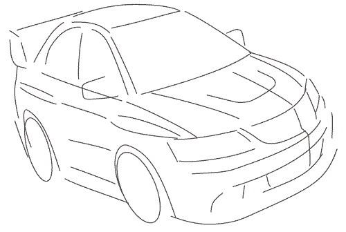 車 絵 書き方 Kuruma