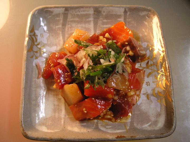 刺身の韓国風和え物 だんなの手料理 レシピ集 刺身の韓国風和え物 だんなの手料理 レシピ集