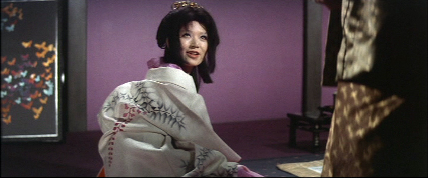 緑魔子（Mako Midori）「眠狂四郎 人肌蜘蛛」（1968年） : 夜ごとの美女