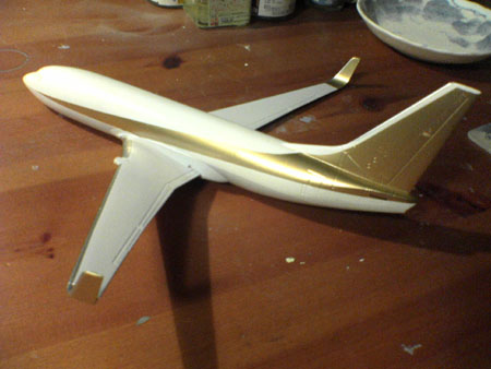 ボーイング737-700【全日空ゴールドジェット】製作記録 ボーイング737-700【全日空ゴールドジェット】製作記録
