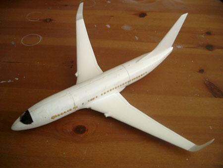 ボーイング737－700【全日空ゴールドジェット】製作記録