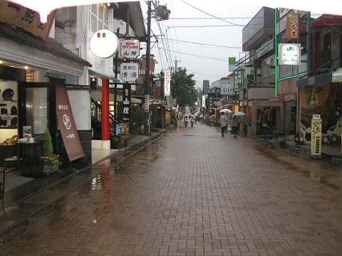 ９月6日・今日の軽井沢天気雨・気温19度・今日は台風の影響で人出がありません。_d0046531_23285946.jpg