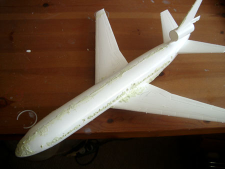 ダグラスDC-10-40【日本航空鶴丸塗装】製作記録 : 犬ジェット