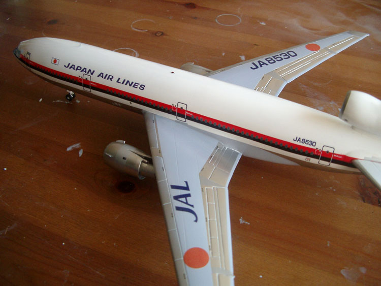 ダグラスDC-10-40【日本航空鶴丸塗装】製作記録 : 犬ジェット ダグラスDC-10-40【日本航空鶴丸塗装】製作記録 : 犬ジェット