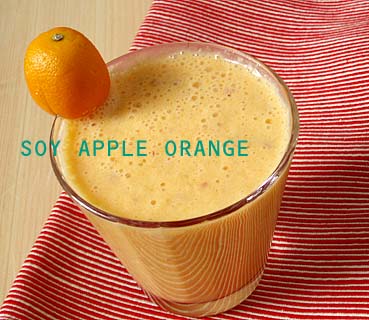 Soy Apple Orange juice  _e0067538_13125595.jpg