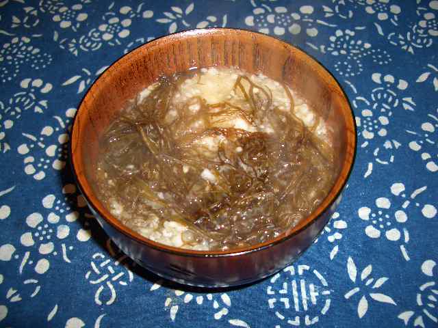 ふのりの味噌汁 まさかり半島日記