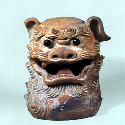 壺屋焼　やちむん　赤絵　タラフー　蓋物　浜田庄司　金城次郎　民藝 壺屋焼 : 「やきもの」