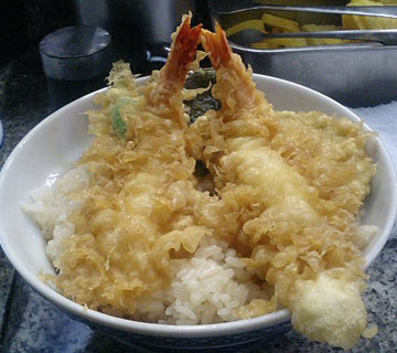 ■天丼５００円：かえん（大阪駅前第１ビルＢ２）_a0004802_201548100.jpg