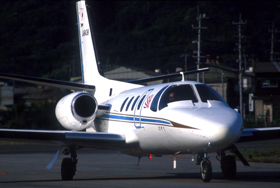 JA8438　Cessna 　サイテーション500「はやて」（抹消）_c0015444_14203123.jpg