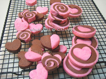 ピンクのクッキー ２年目のバレンタイン Chicago きっちん