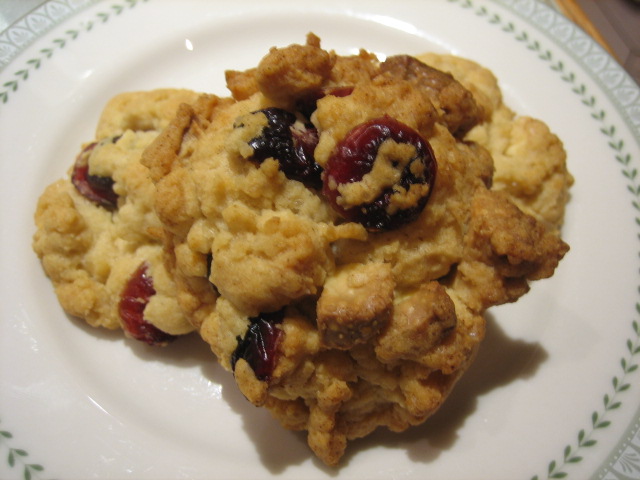 White chocolete and  cranberry biscuits_e0009547_735192.jpg