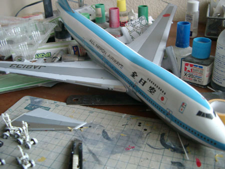 ボーイング747SR-100【全日空モヒカン塗装】製作記録 ボーイング747SR-100【全日空モヒカン塗装】製作記録