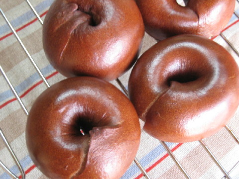 ダブルチョコベーグル_b0065587_1554018.jpg