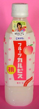 カルピス　フルーツカルピス　桃_e0005510_8522639.jpg