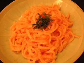 らかん亭の 明太子うどん_f0053279_12503444.jpg