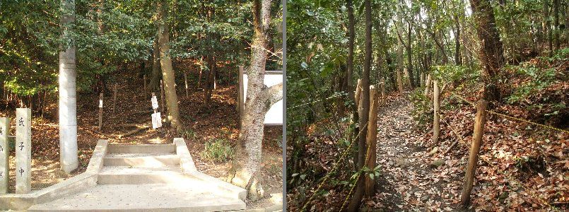 生駒山南麓(柏原）古墳・古社寺探訪（06.02.22）⑦国分神社～松岳山古墳・・・終_a0016431_17171084.jpg