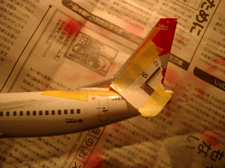 ボーイング737－400【JAL Express旧塗装】製作記録 : 犬