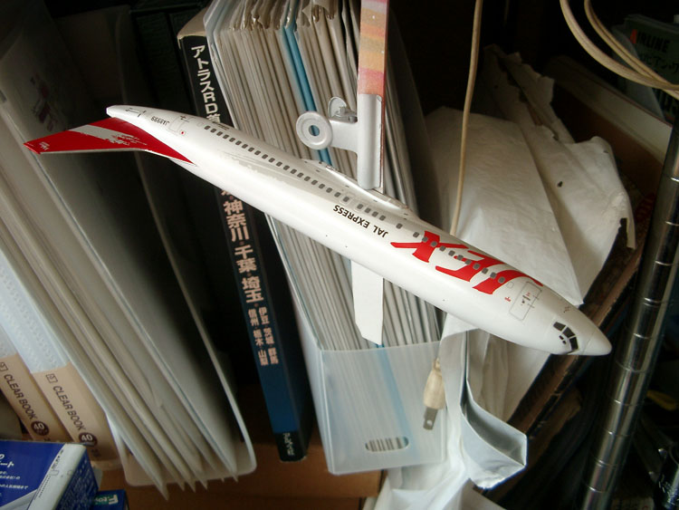 1/400 JALEXPRESS 737−400 旧塗装 ボーイング737－400【JAL Express旧塗装】製作記録 : 犬