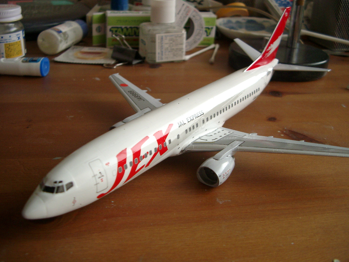ボーイング737-400【JAL Express旧塗装】製作記録 : 犬 ボーイング737-400【JAL Express旧塗装】製作記録 : 犬