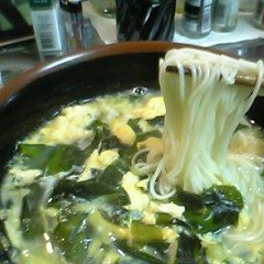 風邪をひいた夜は、伝統の味で。 たつたひろし_b0048882_2243612.jpg