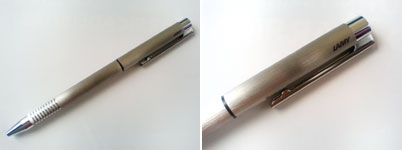 LAMY Logo twin pen in brush finish_b0055088_233674.jpg