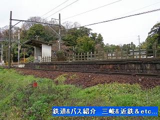 三岐鉄道・北勢線「上笠田駅」本日の様子。_e0040714_19531542.jpg