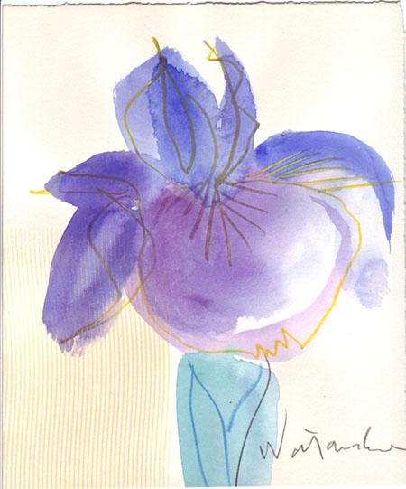 Ryo Watanabe \"Iris\"  water-color  2006_e0034511_2122244.jpg