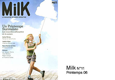 Milk フランス子供ファッション雑誌 春夏０６ ビンテージ子供服 Coq En Pate コックアンパット フランス パリの赤ちゃん と子供たち 家族で楽しく子育て生活