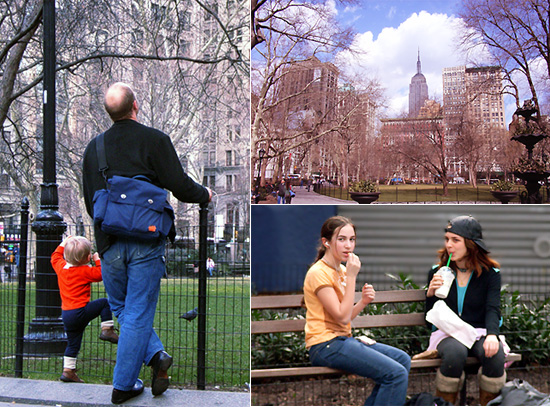 春の到来と公園の様子-Madison Square Park_b0007805_6465767.jpg