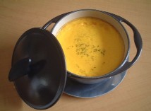 Le Creuset で作るプリン。_e0037570_1724061.jpg