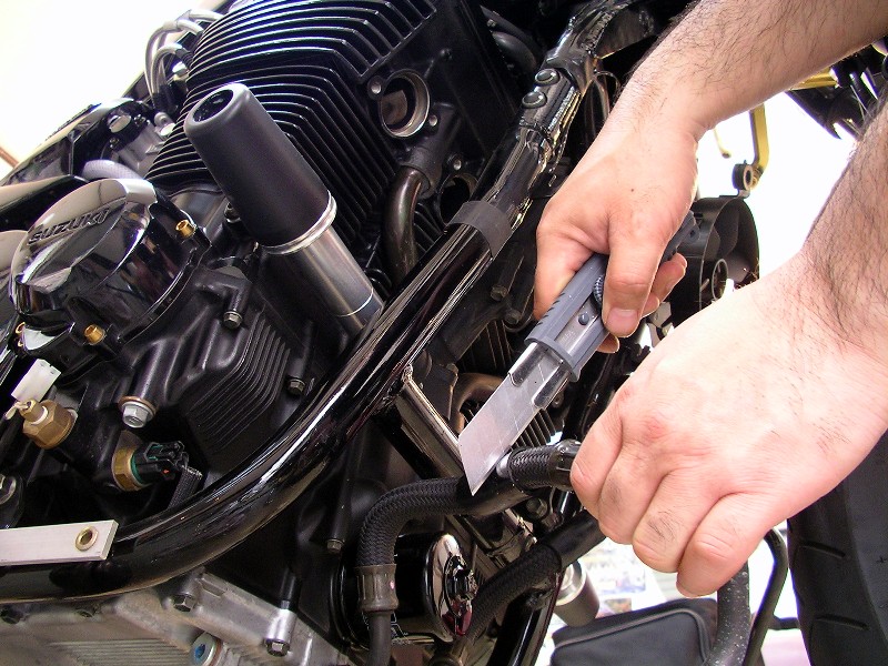 サーモスタット取り付けに挑戦! : wakaban's GSX1400 blog サーモスタット取り付けに挑戦! : wakaban's GSX1400 blog