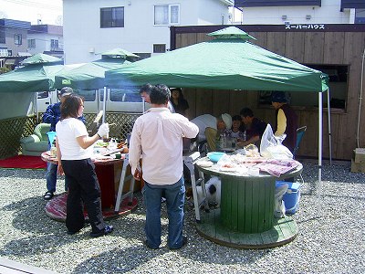 庭でBBQ_c0048940_14541480.jpg