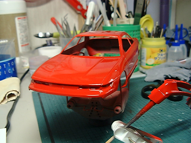 ウレタンクリアー塗装 : 1/24・シルビア製作記